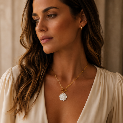 Colar Brisa Maré Banhado a Ouro 18K