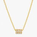 Colar Cilindro Banhado a Ouro 18K