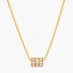 Colar Cilindro Banhado a Ouro 18K