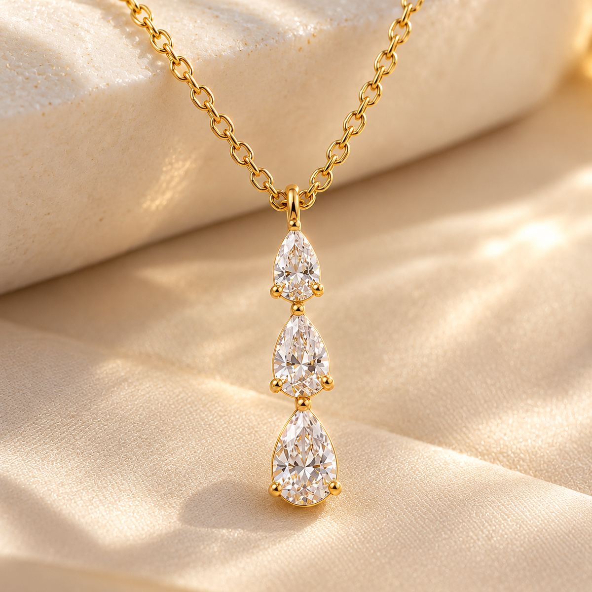 Colar Lumière Banhado a Ouro 18K