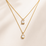 Colar Violette Banhado a Ouro 18K