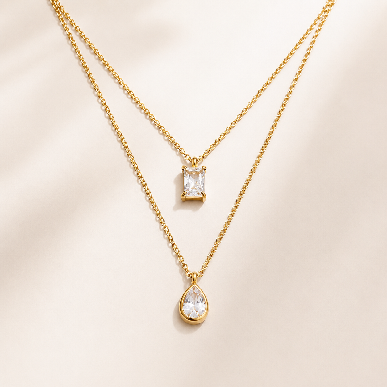 Colar Violette Banhado a Ouro 18K