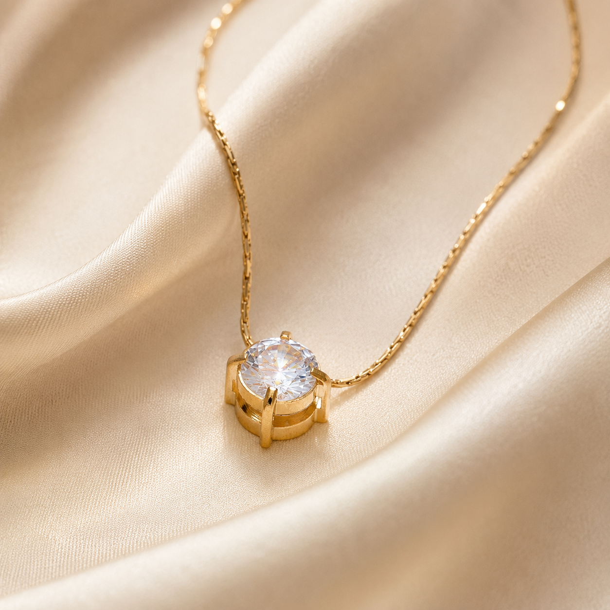 Colar Élan Banhado a Ouro 18K