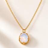 Colar Opala Banhado a Ouro 18K