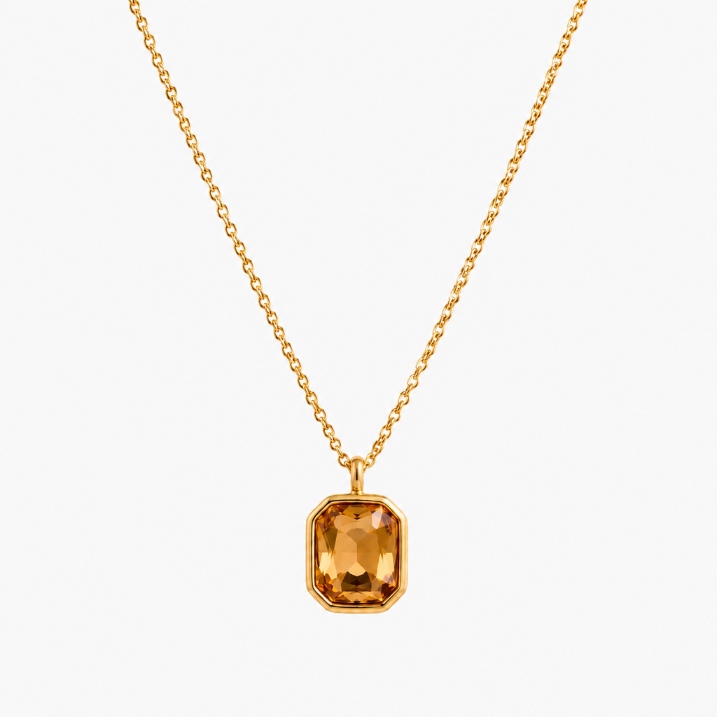Colar Champanhe Banhado a Ouro 18K