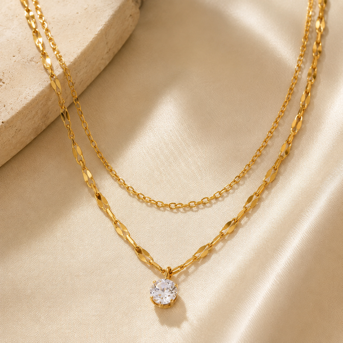 Colar Sienna Banhado a Ouro 18K