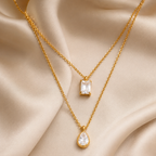 Colar Violette Banhado a Ouro 18K