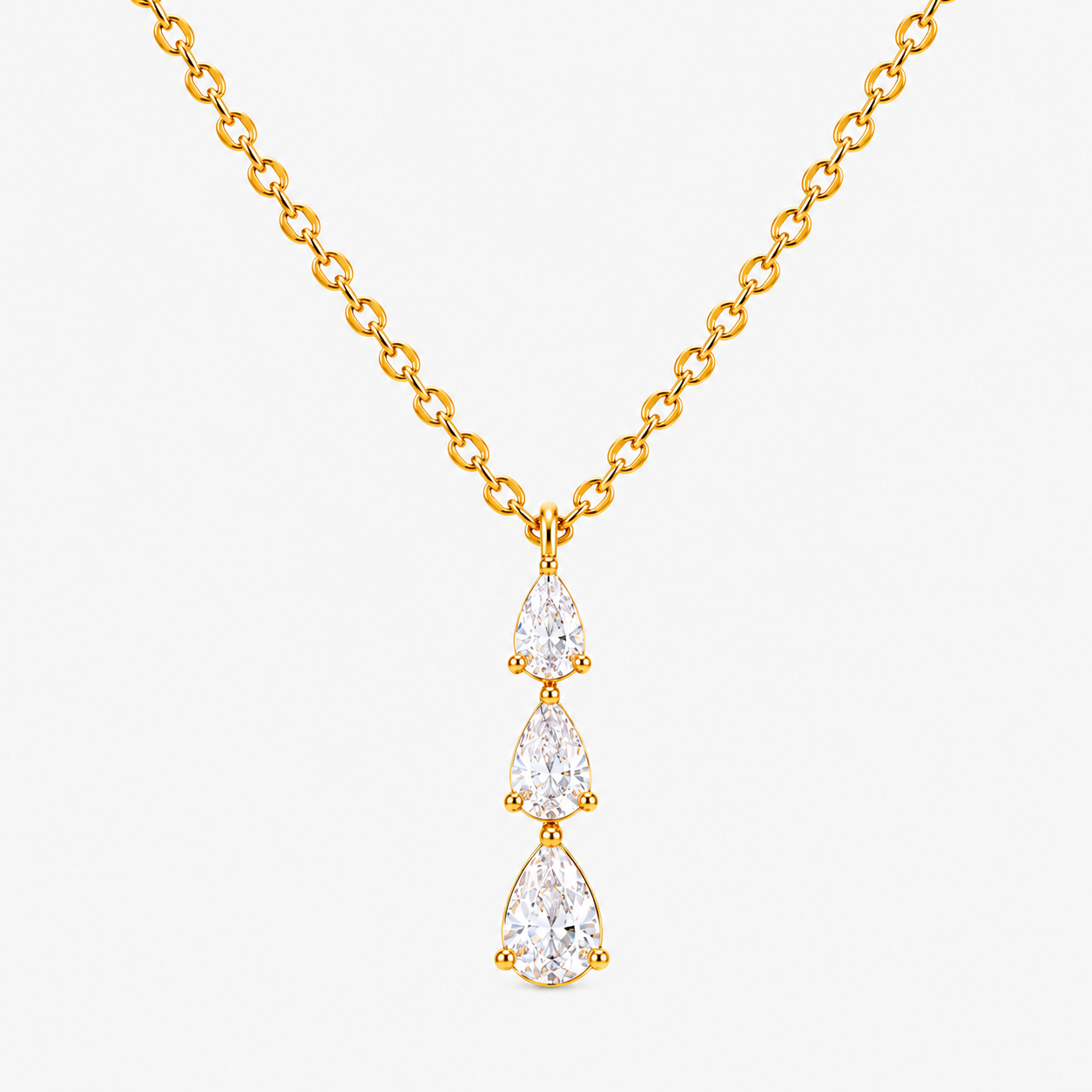 Colar Lumière Banhado a Ouro 18K
