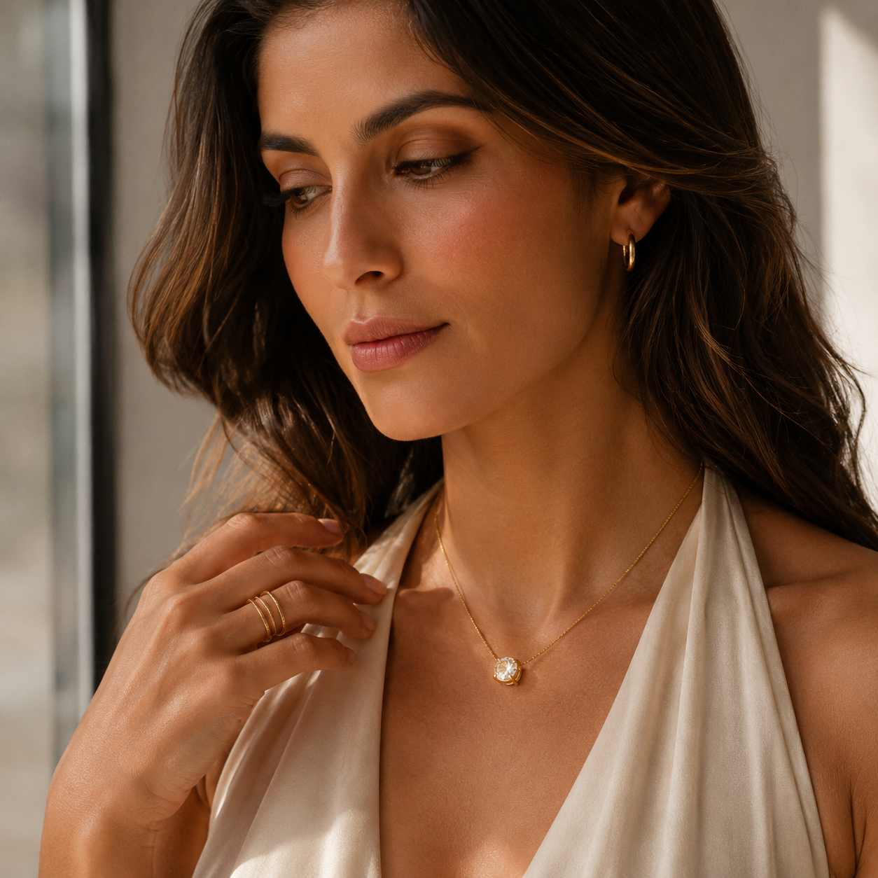 Colar Élan Banhado a Ouro 18K