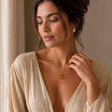 Colar Champanhe Banhado a Ouro 18K