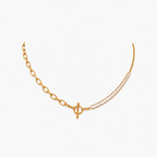 Colar Dual Shine Banhado a Ouro 18K
