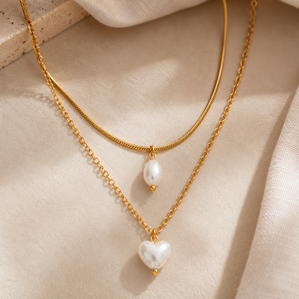 Colar Oceane Banhado a Ouro 18K