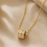 Colar Jade Banhado a Ouro 18K