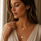 Colar Solaris Banhado a Ouro 18K
