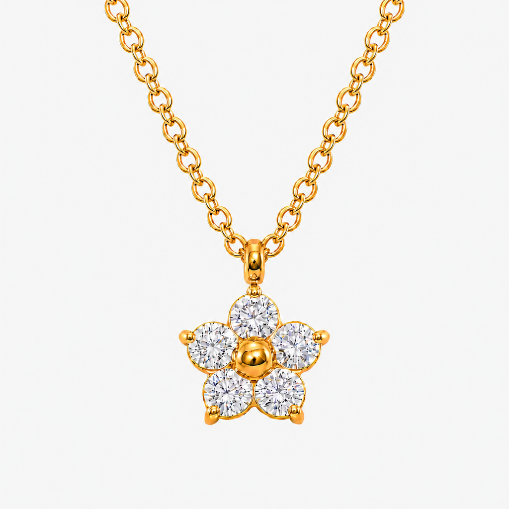 Colar Valentina Banhado a Ouro 18K
