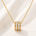 Colar Jade Banhado a Ouro 18K